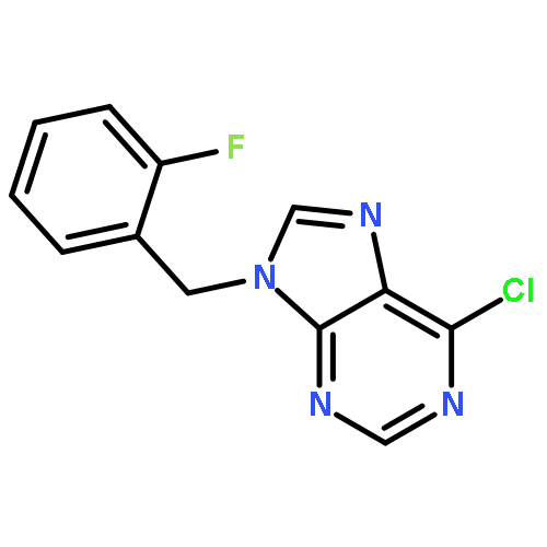 9H-Purine, 6-chloro-9-[(2-fluorophenyl)methyl]-