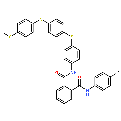 Poly(thio-1,4-phenylenethio-1,4-phenylenethio-1,4-phenyleneiminocarb
onylphenylenecarbonylimino-1,4-phenylene)