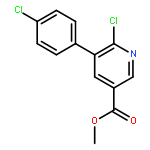 METHYL 6-CHLORO-5-(4-CHLOROPHENYL)NICOTINATE