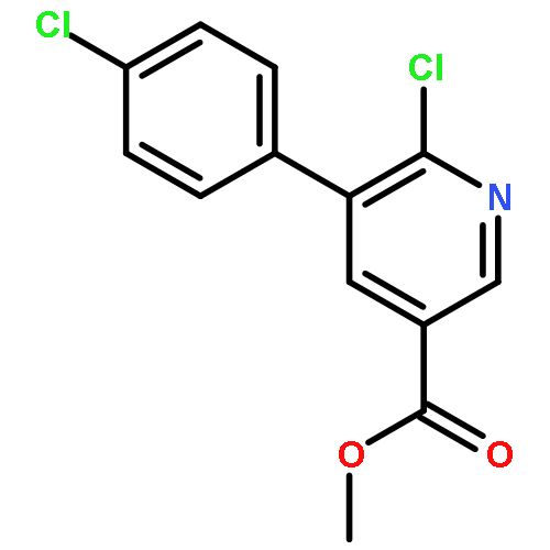 METHYL 6-CHLORO-5-(4-CHLOROPHENYL)NICOTINATE