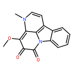 3H-Indolo[3,2,1-de][1,5]naphthyridine-5,6-dione,4-methoxy-3-methyl-