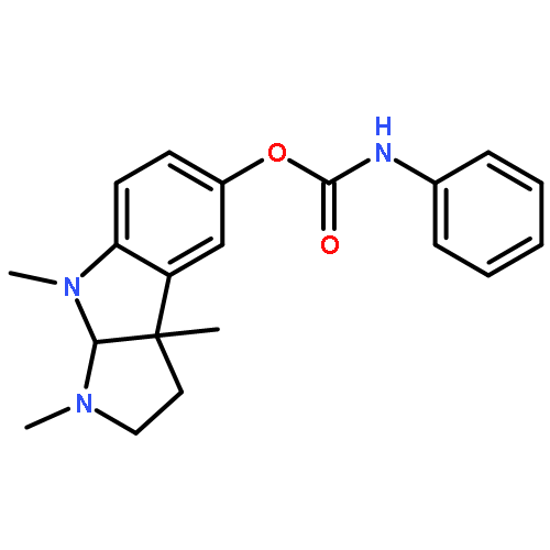 PHENSERINE;(3AS,8AR)-1,2,3,3A,8,8A-HEXAHYDRO-1,3A,8-TRIMETHYLPYRROLO[2,3-B]INDOL-5-OL5-(N-PHENYLCARBAMATE)