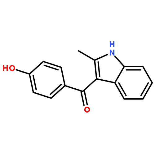 Methanone, (4-hydroxyphenyl)(2-methyl-1H-indol-3-yl)-