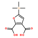 2,3-Furandicarboxylic acid, 5-(trimethylsilyl)-