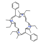 21H,23H-Porphine, 2,8,12,18-tetraethyl-3,7,13,17-tetramethyl-5,15-diphenyl-