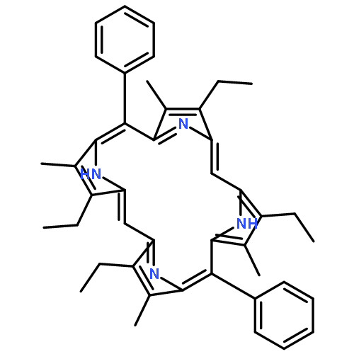 21H,23H-Porphine, 2,8,12,18-tetraethyl-3,7,13,17-tetramethyl-5,15-diphenyl-