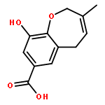 2,5-Dihydro-9-hydroxy-3-methyl-1-benzoxepin-7-carboxylic acid