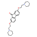 9H-Fluoren-9-one, 2,7-bis[2-(1-piperidinyl)ethoxy]-