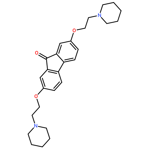 9H-Fluoren-9-one, 2,7-bis[2-(1-piperidinyl)ethoxy]-