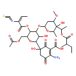 1-Cyclohexene-1-carboxylicacid,5-[6-O-acetyl-3-O-[2,6-dideoxy-3-O-methyl-4-C-[(S)-1-(3-methyl-1-oxobutoxy)ethyl]-a-L-lyxo-hexopyranosyl]-4-O-[(Z)-2-isothiocyanato-1-oxo-2-buten-1-yl]-b-D-allopyranosyl]-2-amino-5-hydroxy-3,6-dioxo-,(5S)-