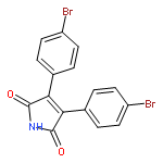 1H-Pyrrole-2,5-dione, 3,4-bis(4-bromophenyl)-