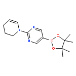 2-(3,4-Dihydropyridin-1(2H)-yl)-5-(4,4,5,5-tetramethyl-1,3,2-dioxaborolan-2-yl)pyrimidine