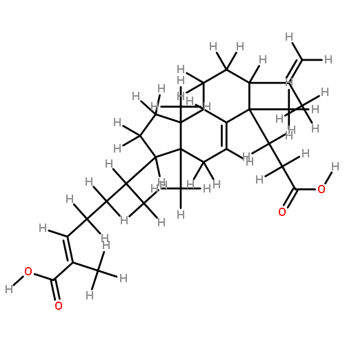 24(E)-3,4-seco-8betaH-lanost-4(28),9(11),24-triene-3,26-dioic acid