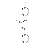 2-Propenamide, N-(4-chlorophenyl)-3-phenyl-, (E)-