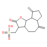 Azuleno[4,5-b]furan-3-methanesulfonicacid, dodecahydro-6,9-bis(methylene)-2-oxo-, (3S,3aS,6aR,9aR,9bS)-