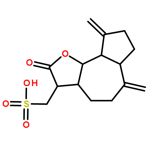 Azuleno[4,5-b]furan-3-methanesulfonicacid, dodecahydro-6,9-bis(methylene)-2-oxo-, (3S,3aS,6aR,9aR,9bS)-