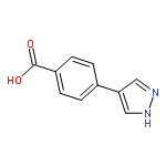 4-(1H-Pyrazol-4-yl)benzoic acid