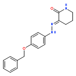 2,3-Piperidinedione, 3-[[4-(phenylmethoxy)phenyl]hydrazone]