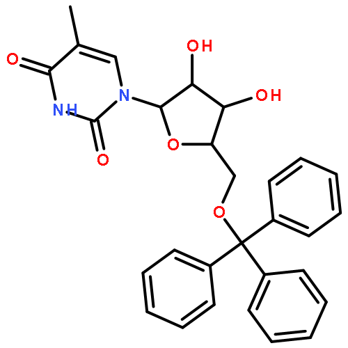 Uridine, 5-methyl-5'-O-(triphenylmethyl)-