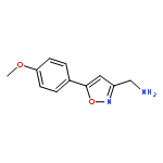 (5-(4-Methoxyphenyl)isoxazol-3-yl)methanamine