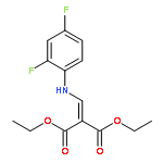 Propanedioic acid, [[(2,4-difluorophenyl)amino]methylene]-, diethylester