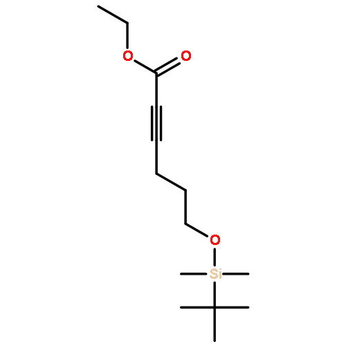 2-Hexynoic acid, 6-[[(1,1-dimethylethyl)dimethylsilyl]oxy]-, ethyl ester