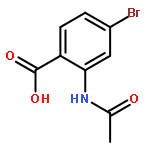 Benzoic acid, 2-(acetylamino)-4-bromo-