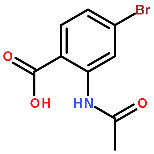 Benzoic acid, 2-(acetylamino)-4-bromo-