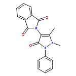 <br>2-(1,5-dimethyl-3-oxo-2-phenyl-2,3-dihydro-1H-pyrazol-4-yl)-1H-isoindole-1, 3(2H)-dione