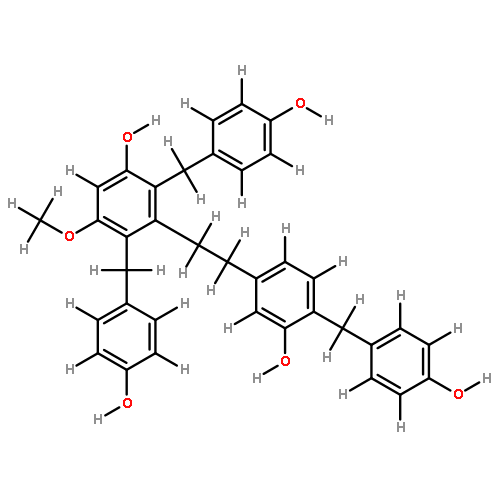 2,4',6.tris(4-hydroxybenzyl)-3-methoxybibenzyl-3',5-diol