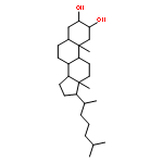 cholestane-2,3-diol