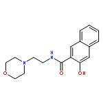 2-Naphthalenecarboxamide, 3-hydroxy-N-[2-(4-morpholinyl)ethyl]-