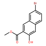 2-Naphthalenecarboxylic acid, 7-bromo-3-hydroxy-, methyl ester