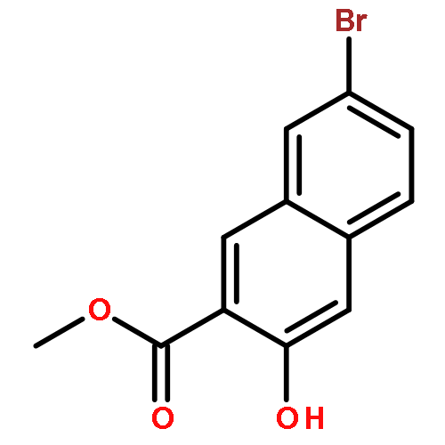 2-Naphthalenecarboxylic acid, 7-bromo-3-hydroxy-, methyl ester