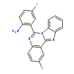 4-fluoro-2-(2-fluorobenzimidazo[1,2-c]quinazolin-6-yl)aniline