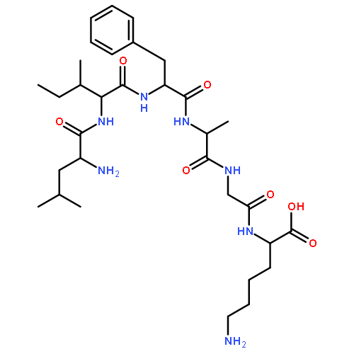 L-Lysine, L-leucyl-L-isoleucyl-L-phenylalanyl-L-alanylglycyl-