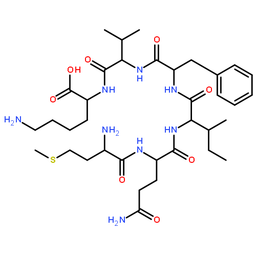 L-Lysine, L-methionyl-L-glutaminyl-L-isoleucyl-L-phenylalanyl-L-valyl-