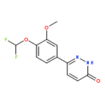 3-[4-(DIFLUOROMETHOXY)-3-METHOXYPHENYL]-1H-PYRIDAZIN-6-ONE