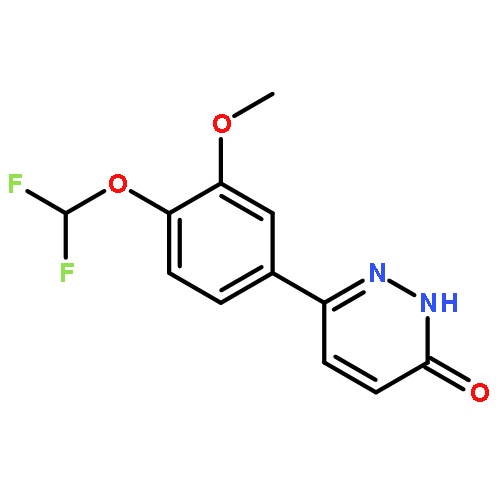 3-[4-(DIFLUOROMETHOXY)-3-METHOXYPHENYL]-1H-PYRIDAZIN-6-ONE