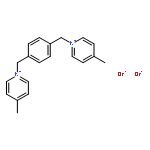 1,1'-(benzene-1,4-diyldimethanediyl)bis(4-methylpyridinium) dibromide