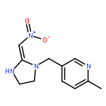 2-methyl-5-{[(2Z)-2-(nitromethylidene)imidazolidin-1-yl]methyl}pyridine