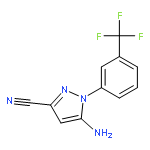 5-amino-1-[3-(trifluoromethyl)phenyl]-1h-pyrazole-3-carbonitrile