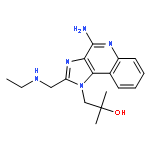 1-[4-AMINO-2-(ETHYLAMINOMETHYL)IMIDAZO[4,5-C]QUINOLIN-1-YL]-2-METHYLPROPAN-2-OL