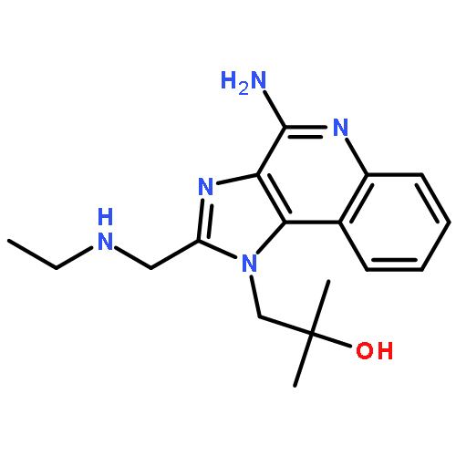 1-[4-AMINO-2-(ETHYLAMINOMETHYL)IMIDAZO[4,5-C]QUINOLIN-1-YL]-2-METHYLPROPAN-2-OL