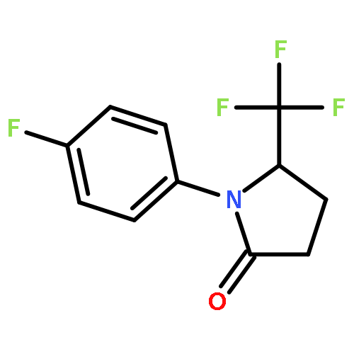 1-(4-Fluorophenyl)-5-(trifluoromethyl)pyrrolidin-2-one