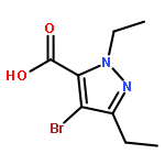 4-Bromo-1,3-diethyl-1H-pyrazole-5-carboxylic acid