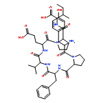 2-[[1-[2-[[2-[[2-[[1-[2-AMINO-3-(4-HYDROXYPHENYL)PROPANOYL]PYRROLIDINE-2-CARBONYL]AMINO]-3-PHENYLPROPANOYL]AMINO]-3-METHYLBUTANOYL]AMINO]-4-CARBOXYBUTANOYL]PYRROLIDINE-2-CARBONYL]AMINO]-3-METHYLPENTANOIC ACID