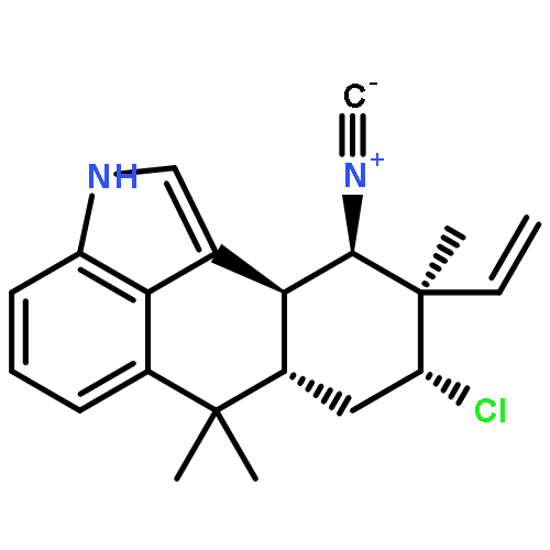 Naphth[1,2,3-cd]indole,8-chloro-9-ethenyl-2,6,6a,7,8,9,10,10a-octahydro-10-isocyano-6,6,9-trimethyl-,(6aS,8R,9R,10R,10aS)-