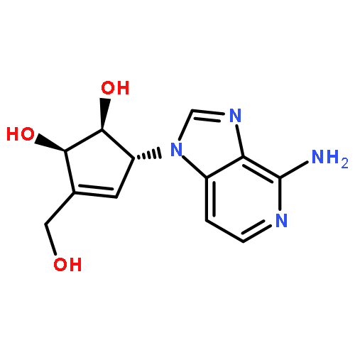 3-Cyclopentene-1,2-diol,5-(4-amino-1H-imidazo[4,5-c]pyridin-1-yl)-3-(hydroxymethyl)-, (1S,2R,5R)-