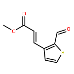 2-Propenoic acid, 3-(2-formyl-3-thienyl)-, methyl ester, (E)-